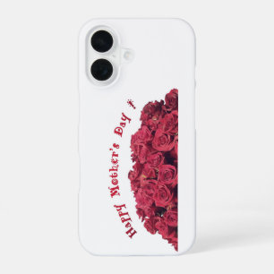 Happy Mother's Day, Floral Rose Flower iPhone 16 Case