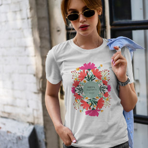 Happy mother's day floral T-Shirt