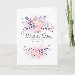Happy Mother's Day Flowers Photo Card