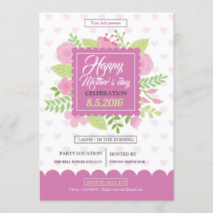 Happy Mother's Day Flyer Invitation