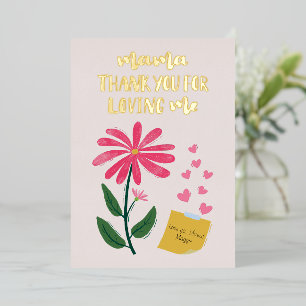 Happy Mother's Day Foil Holiday Card