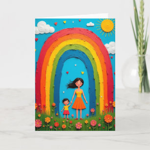 Happy Mother's Day Folded Greeting Card