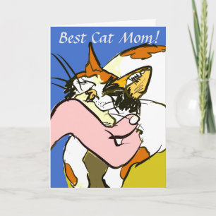 Happy Mother's Day from Cat Pet Son Daughter Card