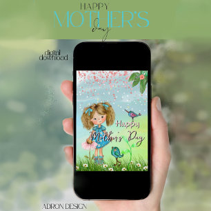 HAPPY MOTHER'S DAY from daughter Holiday Card
