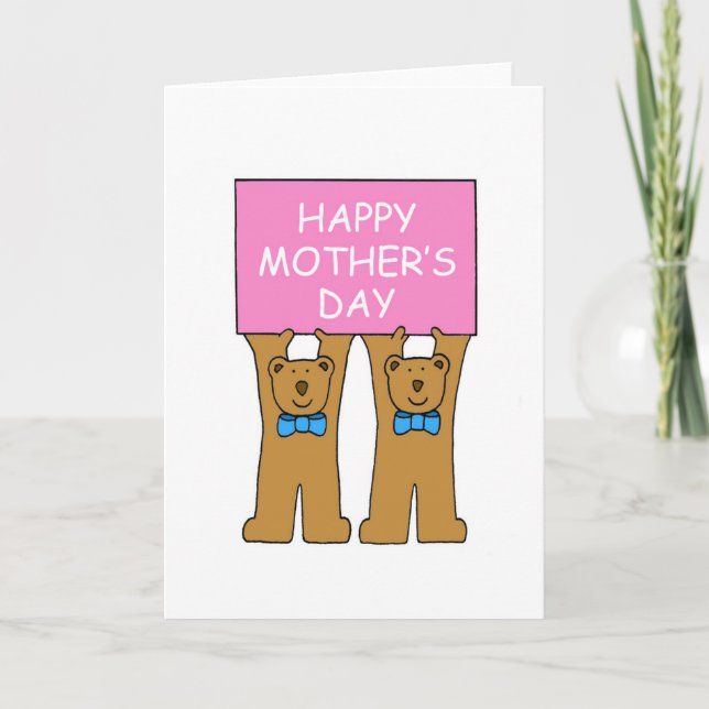 Happy Mother's Day from the twins. Card (Front)