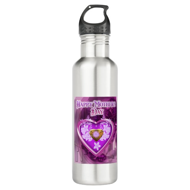 Happy Mothers Day Gift 710 Ml Water Bottle (Front)