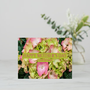 Happy Mother's Day Gift Idea   Floral Postcard
