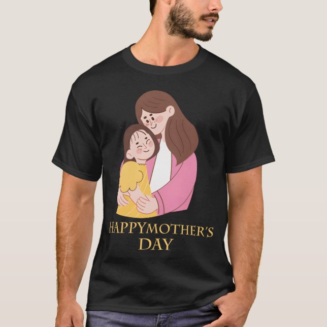 Happy mothers day gift idea for mothers retro T-Shirt (Front)