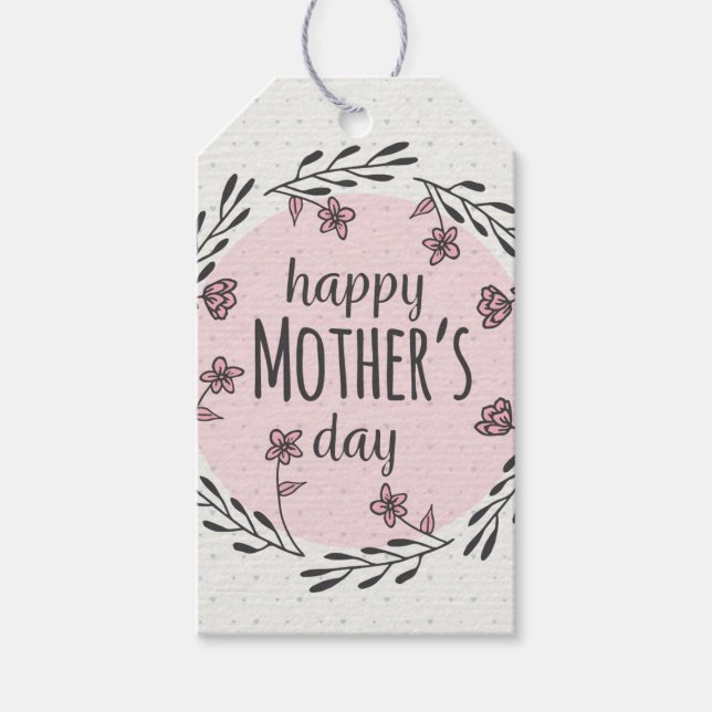 Happy Mothers Day Gift Tags (Front)