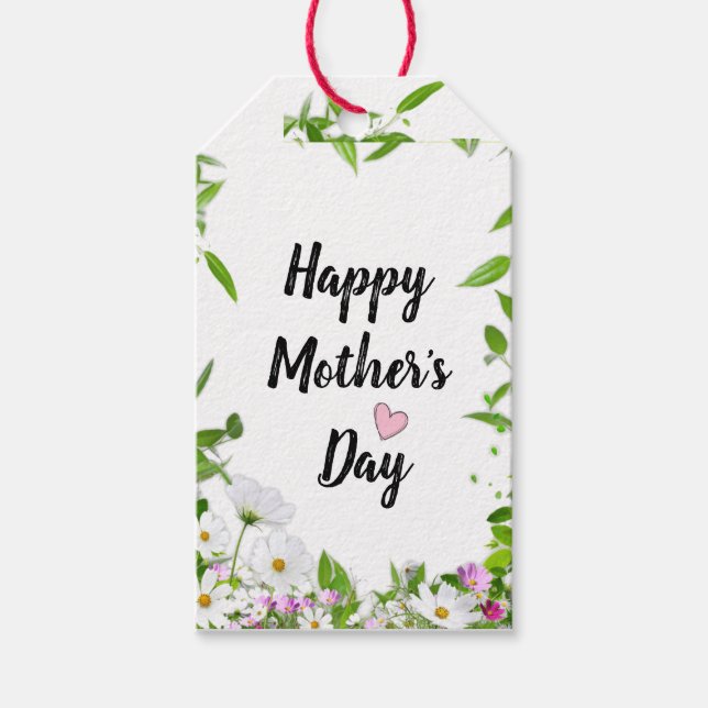 Happy Mother's Day Gift Tags (Front)