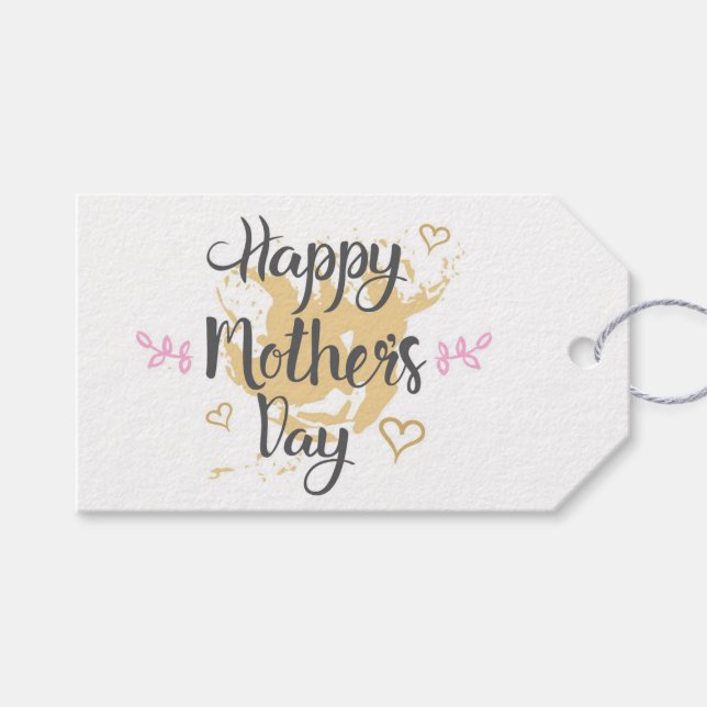 Happy Mothers Day Gift Tags (Front (Horizontal))