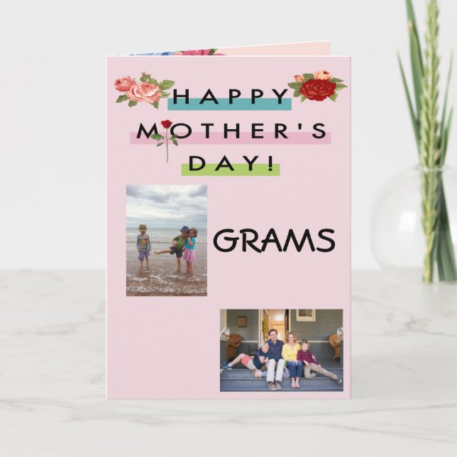 Happy Mother's Day Grams! Card (Front)