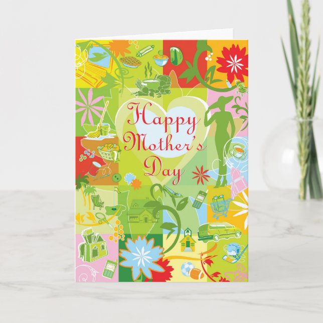 Happy Mother's Day Greeting Card (Front)