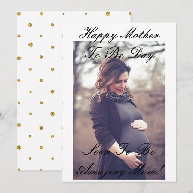 HAPPY MOTHER'S DAY GREETING CARD (Front/Back)