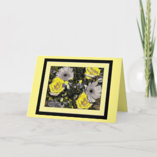 Happy Mother's Day Happy Springtime Yellow card. Card