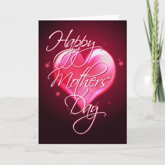 HAPPY MOTHER'S DAY HEART by SHARON SHARPE Card (Front)