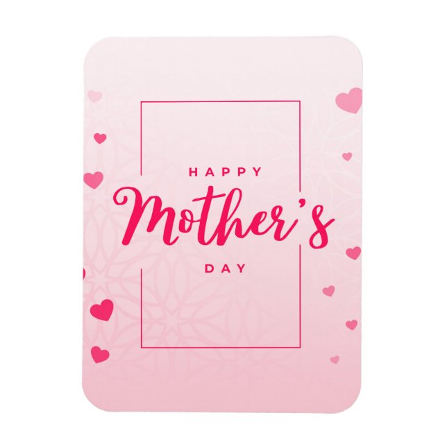 Happy Mother's Day (Hearts) Magnet (Vertical)