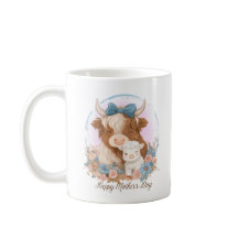 Happy Mother's Day Highland cow