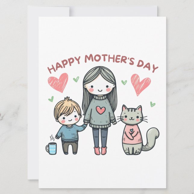 Happy Mother's Day Holiday Card (Front)