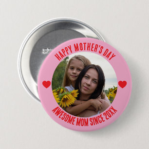 Happy mother's day I love you mum 7.5 Cm Round Badge