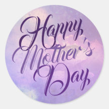 Happy Mother's Day in Purple