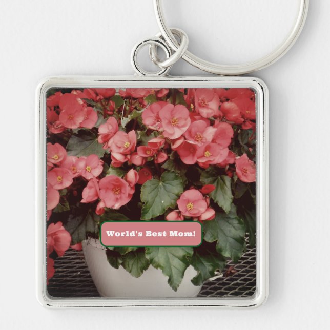 HAPPY MOTHER'S DAY KEY CHAIN /LARGE,SQUARE (Front)