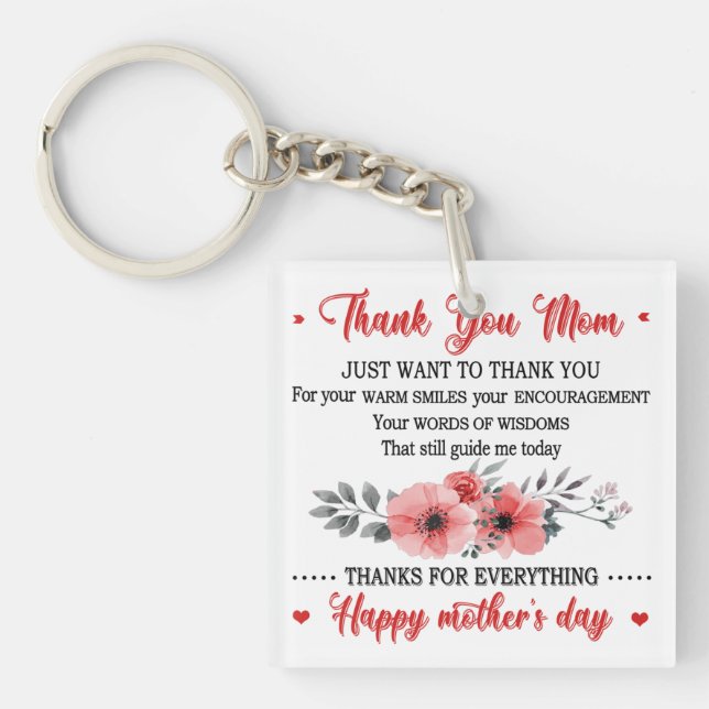  Happy Mother's Day Key Ring (Front)