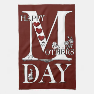 Happy Mothers Day Kitchen Towel