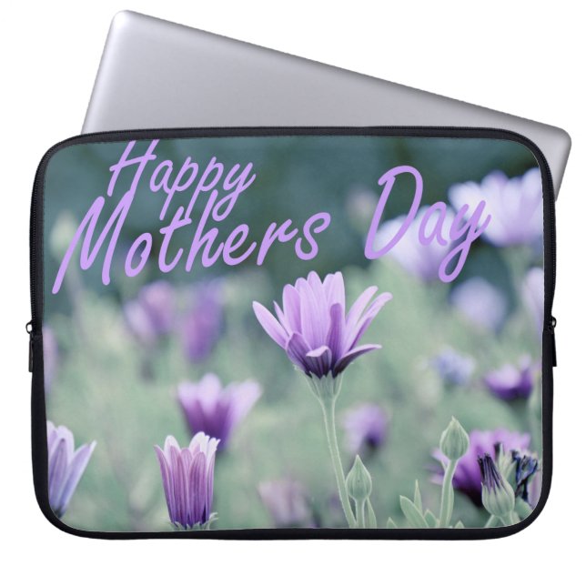 "Happy Mothers Day" Laptop Sleeve (Front)