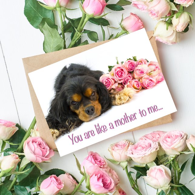 Happy Mother's Day Like A Mum Card With Dog (Creator Uploaded)