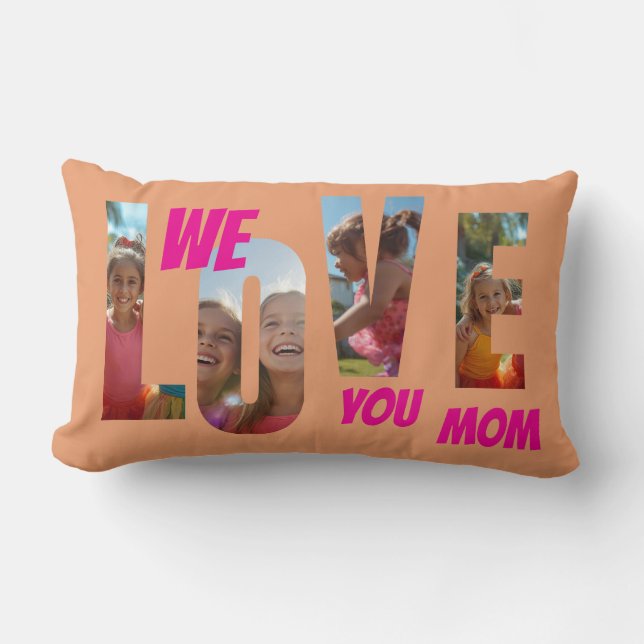 Happy Mother's Day Love Lumbar Cushion (Front)