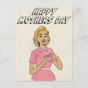 Happy mothers Day Love Postcard