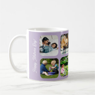 Happy Mothers Day love you mum photo collage lilac Coffee Mug