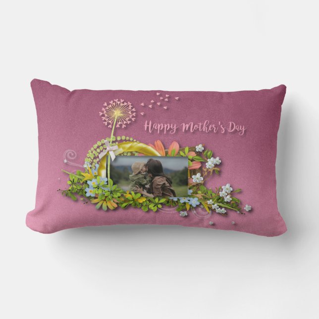 Happy Mother's Day Lumbar Cushion (Front)
