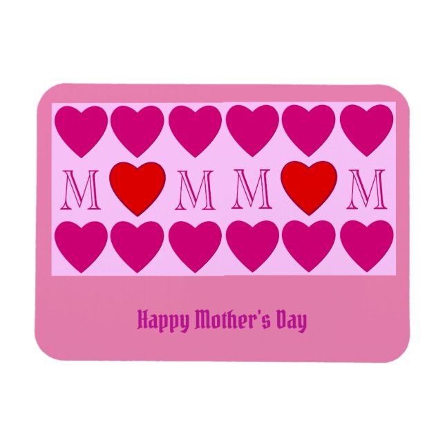 Happy Mothers Day Magnet (Horizontal)