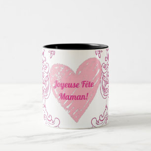 Happy Mother's Day Mom Two-Tone Coffee Mug