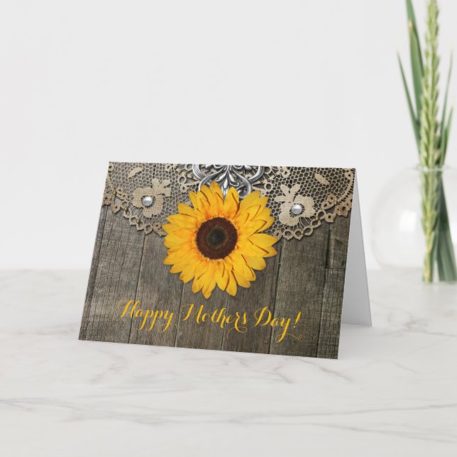 Happy Mother's Day | Mother's Day Card | Sunflower (Front)