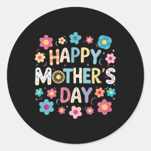 Happy Mother's Day Mum Mummy Mothers Day Classic Round Sticker