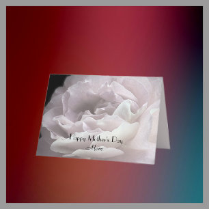 Happy Mother's Day Mum, Pink Rose Petals Greeting Card