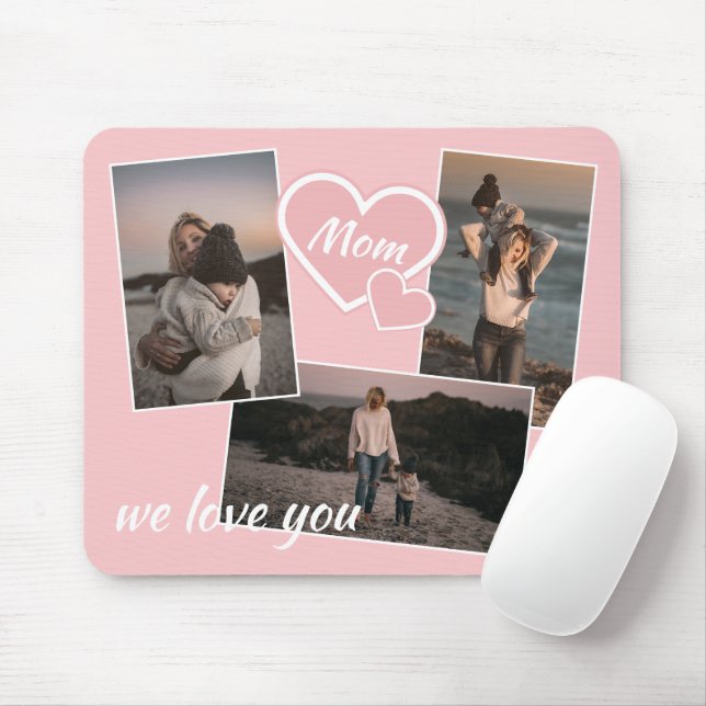 Happy Mothers Day Mum We Love You Photos Mouse Pad (With Mouse)