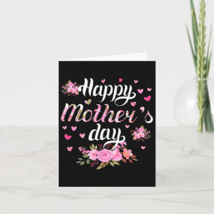 Happy Mother's Day Mummy Women Cute Grandma Floral Card
