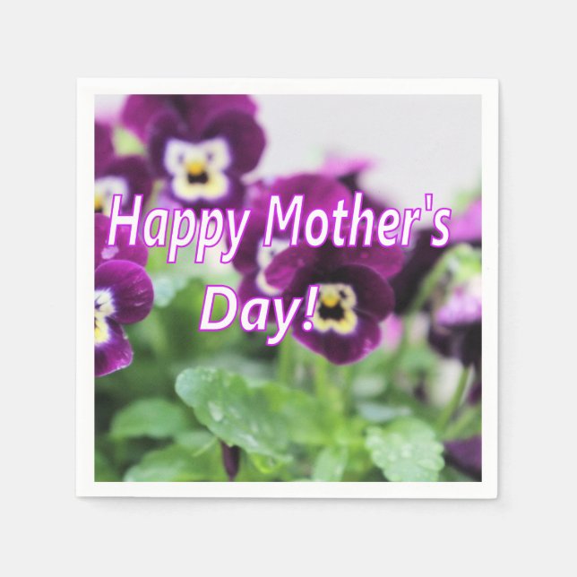 Happy Mother's Day Napkin (Front)