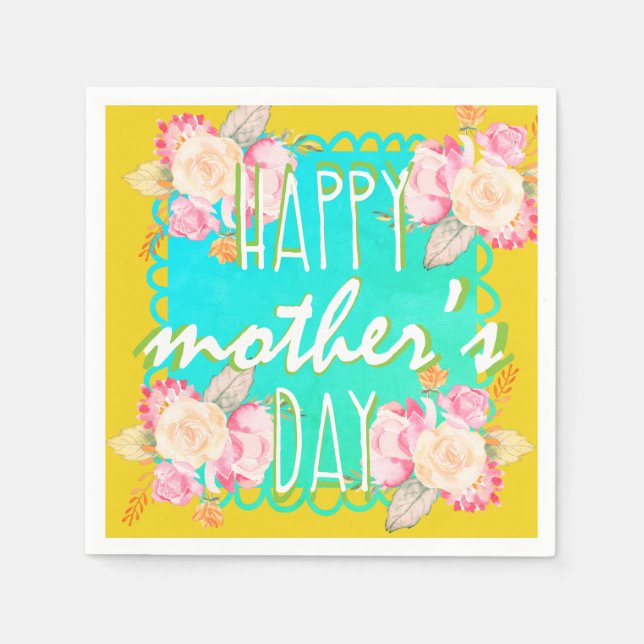 Happy Mother's Day Napkin (Front)