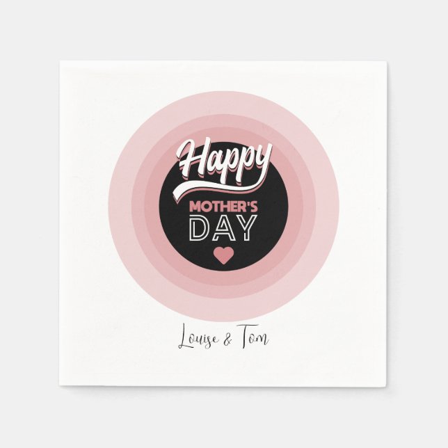 Happy mother's day napkin (Front)