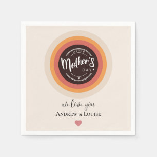 Happy mother's day napkin