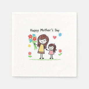 Happy Mother's Day Napkin