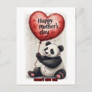 Happy Mother's Day on a Holiday Postcard