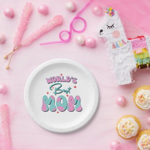 Happy Mothers Day Paper Plate