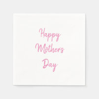 Happy Mother's Day Party 2024 Pink Simple Modern