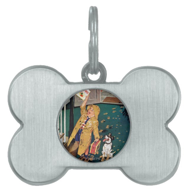 Happy Mother's Day Pet Name Tag (Front)